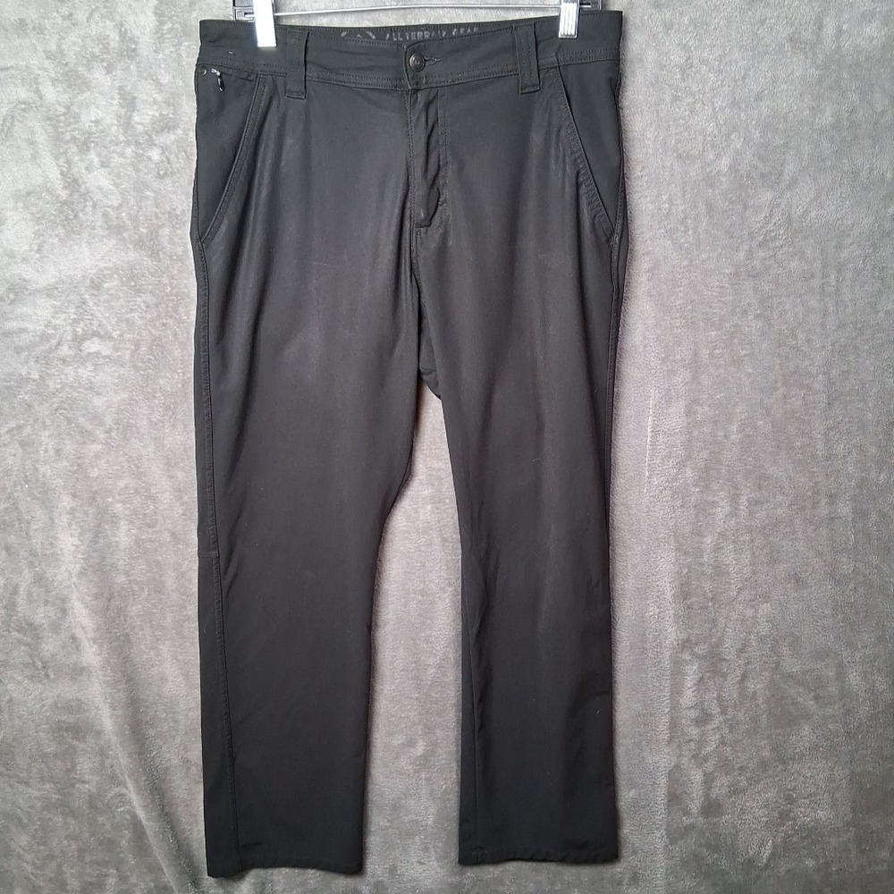 Wrangler ATG Pants Mens Size 32x30 Black Mid Rise Stretchable Hiking Trail